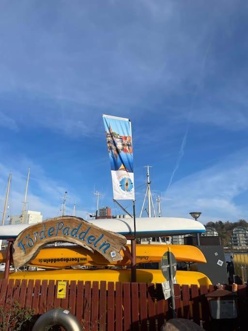 Moderne Lejlighed Ved Flensborg Havn Exteriör bild